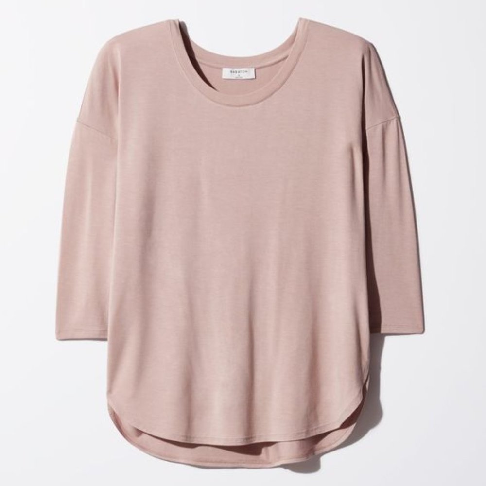Babaton Blush Pink Norris T-Shirt - Aritzia
